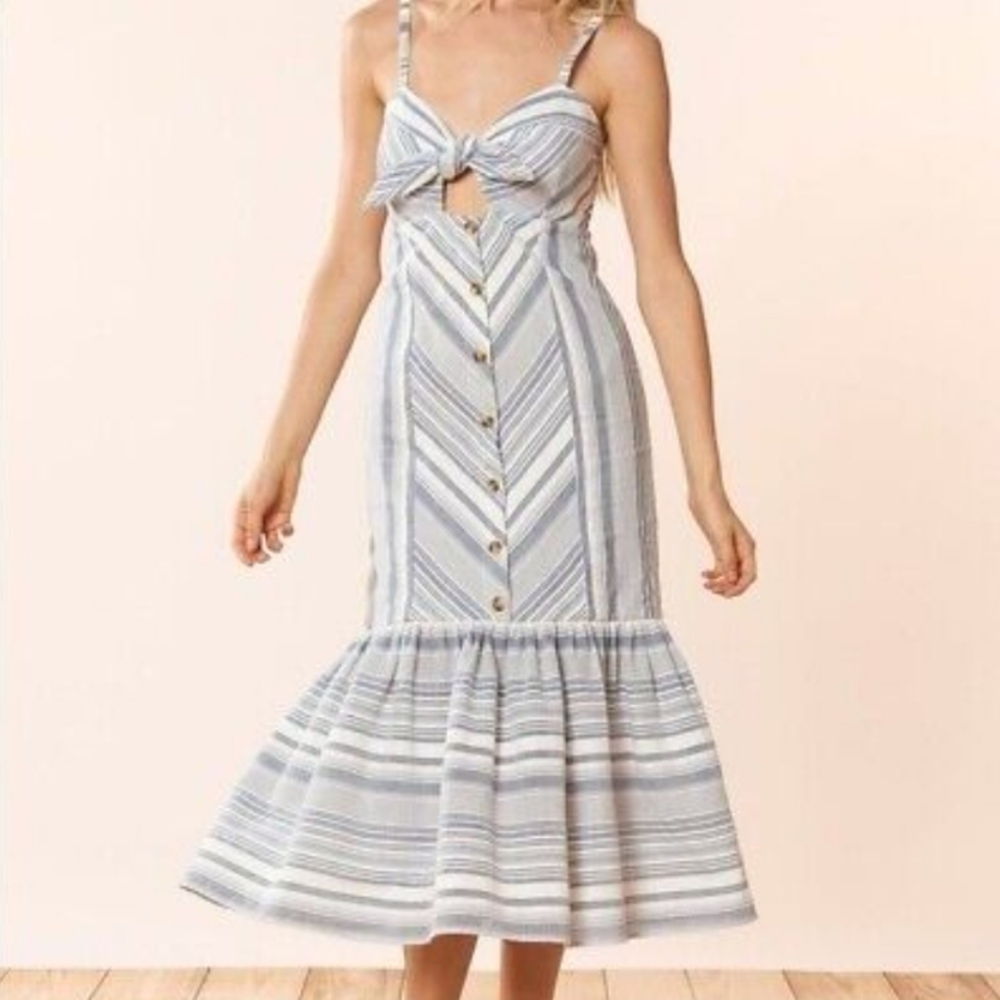 Red Carter Madelyn Stripe Sundress Size Small